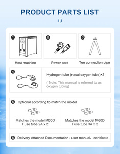 Generador de Hidrógeno de Venta Caliente con Suministro Directo de Fábrica 2025, Máquina de Inhalación de Gas Hidrógeno, Respiración de Agua Rica en Hidrógeno - Product Image 6