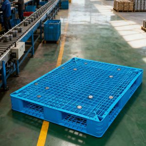 Palettes de grille double face en plastique, 1200*1000*150mm, utilisées pour les entrepôts de supermarchés et les palettes industrielles surélevées en usine - Product Image 5