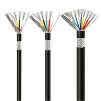 Câble de signal blindé AWM 2464, fils de commande multiconducteurs en cuivre étamé 20, 22, 24, 26, 28 AWG pour équipement d'automatisation 300V 80°C