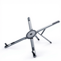 Support de téléphone portable magnétique pliable en alliage d'aluminium, support universel multifonctionnel pour téléphones portables et tablettes