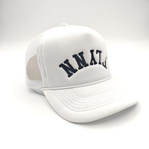 Casquette de baseball unisexe personnalisée avec logo 3D brodé, en maille, pour l'été, décontractée, sportive, en mousse, style camionneur, à visière incurvée - Product Image 2
