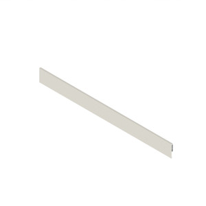 Profil métallique avant Qube h100 finition blanche - Product Image 1