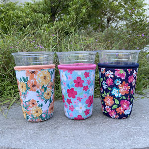 Neoprene Iced Reusable Coffee Cup <strong>Carrier</strong> Holder Custom Cup Sleeve Holder Coffee <strong>Carrier</strong> with Handle for Coffee Shop Merchandise - Product Image 5