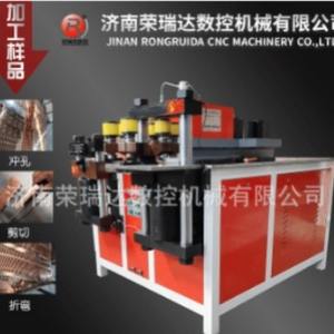 Machine portable quatre-en-un pour barres omnibus en cuivre avec bras articulé pour poinçonnage, cisaillement et pliage à trois postes – Disponibilité immédiate - Product Image 2