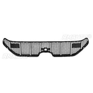 Rejilla de malla cromada plateada ABS para parachoques delantero de Toyota RAV4 2019 2020 2021 - Product Image 4