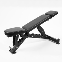 Banc de musculation pliable en métal à trois sections de haute qualité, équipement de fitness multifonctionnel pour l'entraînement de force et l'haltérophilie
