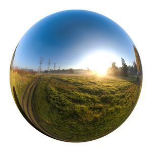 Sphère de jardin en acier inoxydable Art Déco, miroir sphérique, boule de visualisation, SS304, couleur et taille personnalisées, finition brillante pour - Product Image 4