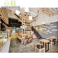 Muebles de Tienda Comerciales Personalizados para Cafetería, Decoración de Madera, Diseño de Mostrador para Cafetería, Mueble de Bar para Tienda de Dulces