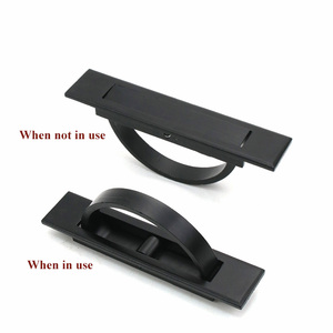 Hidden Zinc Alloy Handles for Wardrobe Dresser Kitchen Cabinets-Antirust Easy Installation Embedded Hardware for Tatami Mats Bed - Product Image 5