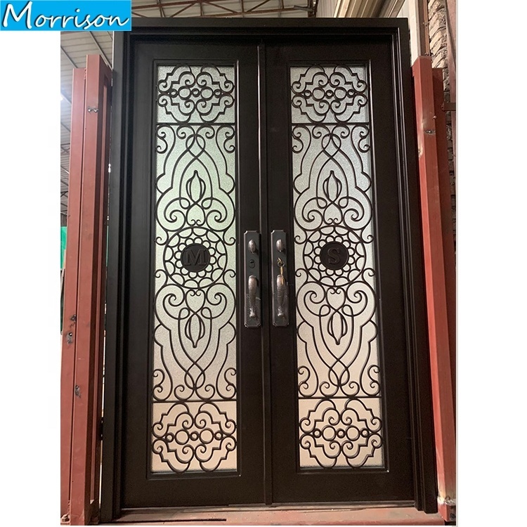 Decorado Envío puerta a puerta de doble puerta de diseño