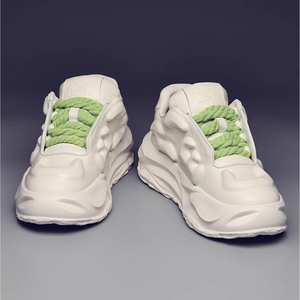 Nuevas Zapatillas Deportivas Casuales para Hombre Explosions, Color Sólido, con Suela Gruesa Reforzada, Parte Superior de Malla, Cómodas para el Verano - Product Image 5