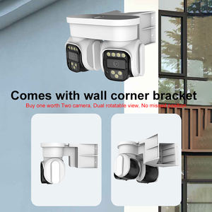 كاميرا 4MP WiFi خارجية مزدوجة <span class=keywords><strong>PT</strong></span> 5X تكبير رقمي HD AI تتبع الحركة كاميرات مراقبة CCTV لكاميرا مراقبة الزاوية - Product Image 4