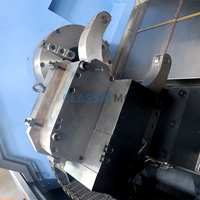 Tour CNC à banc incliné robuste sur mesure TCK600 avec contrepoinçon hydraulique et tourelle hydraulique à 12 postes, certifié ISO9001