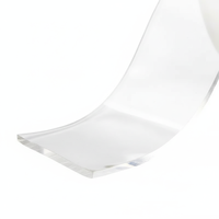 Ruban adhésif nano double face OFRX, imperméable, sans résidus, en acrylique, sensible à la pression, réutilisable, pour installation industrielle, 1 mm/2 mm