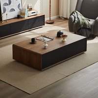 Console TV et table basse tout-en-un, unité murale mince pour maisons modernes et compactes, style minimaliste et rangement intelligent