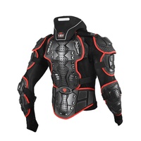 Ensemble de 3 protections intégrales pour moto, veste de protection pour motocycliste tout-terrain