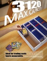 Caja de papel de cartón rígido personalizada de lujo, almacenamiento de tarjetas comerciales premium y tablero de juego de cubierta, producto de embalaje e impresión de alta calidad