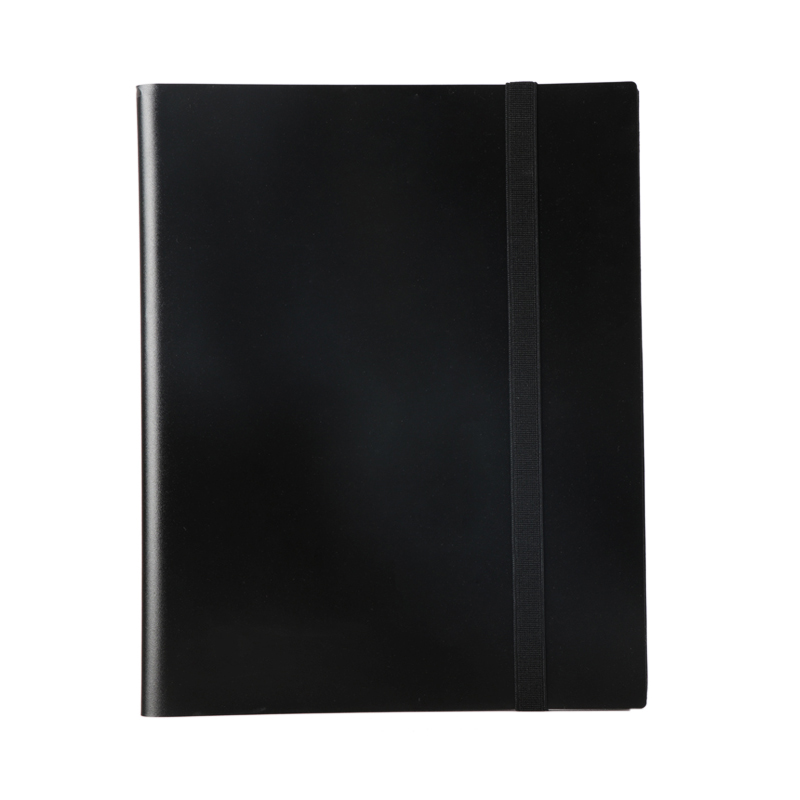 Черный 9 карманов, полипропиленовый матовый волшебный рукав Yugioh MTG, папка для торговых карт, полипропиленовая эластичная лента, папка для карт