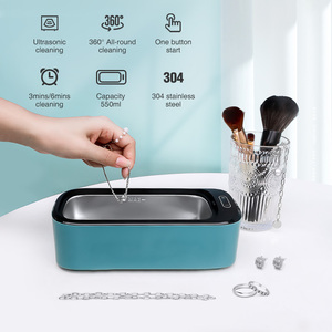 SKymen A6แว่นตาอัลตร้าโซนิค<span class=keywords><strong>ไฟ</strong></span>ฟ้าชนิด C ขนาด550มล. สำหรับใช้ในครัวเรือนช่างเสริมสวยทำเล็บ<span class=keywords><strong>ดู</strong></span>เครื่องประดับจากร้าน - Product Image 2