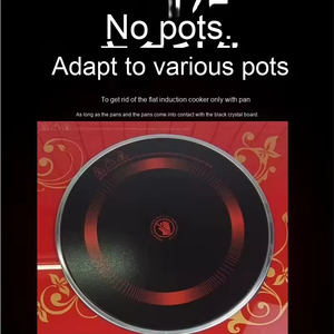 เตาไฟฟ้าอินฟราเรดแบบพกพาขนาดเล็ก กันน้ำ ควบคุมด้วยระบบสัมผัส หน้าจอ LED กำลังไฟสูง 2200 วัตต์ พร้อมฟังก์ชั่น 8 แบบ เหมาะสำหรับรถบ้าน - Product Image 3