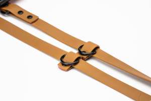 Conjunto de correa de <span class=keywords><strong>collar</strong></span> de perro con aspecto de cuero recubierto de PVC resistente a la intemperie resistente al agua - Product Image 5