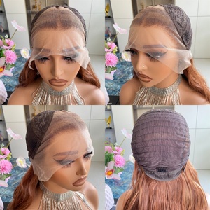 Perruque à lacet frontal 13X4 en fibre Futura japonaise CARKIRA, vente en gros d'usine 2025, résistante à la chaleur, dentelle transparente, longue vague italienne, pour femmes - Product Image 6