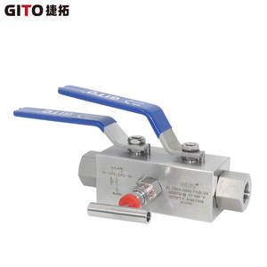 Válvula de Bola Doble DBB de Acero Inoxidable 316 de Alta Presión, Válvula de Bola Flotante Soldada, Conexión Roscada, Válvula Reductora de Presión - Product Image 2