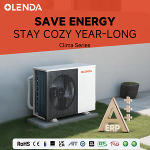 אנרגיה חדשה האירופית מים משאבת חום חום חום חום משאבת מים תנור a ++ r32 40db רעש נמוך wifi dhw קירור inverter dc חיצוני מלון - Product Image 2