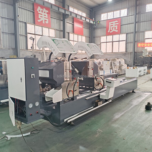 เครื่องตัดอลูมิเนียมอัตโนมัติแบบสองหัว CNC / เครื่องตัดหน้าต่างอลูมิเนียมแบบสองหัว - Product Image 6