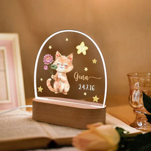 Wholesale customized decorative oval mini clear <b>led</b> <b>light</b> christmas cloche borosilicate glass display dome craft with wood base - Product Image 5