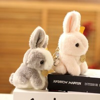 Peluche Lapin Réaliste Personnalisée en Coton PP Anti-Stress, Jouet Doux et Rembourré, Poupée Lapin Personnalisée, Cadeau OEM, Conception Sur Mesure 100%