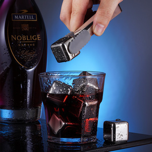 Bán Buôn Bán Chạy Nhất Thanh Phụ Kiện Làm Mát Đá Thép Không Gỉ 304 Whiskey <span class=keywords><strong>Ice</strong></span> <span class=keywords><strong>Cube</strong></span> Cho Cola <span class=keywords><strong>Whisky</strong></span> Rượu Vang Đồ Uống Thiết Lập - Product Image 3