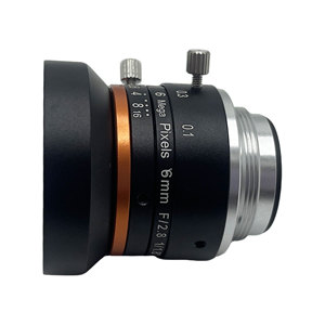 Lente Industrial MVL-HF0828M-6MPE de la Mejor Calidad, 1/1.8" 8mm 6MP FA, Sensor CMOS con Montura C, Distorsión Ultrabaja, Iris Manual - Product Image 6