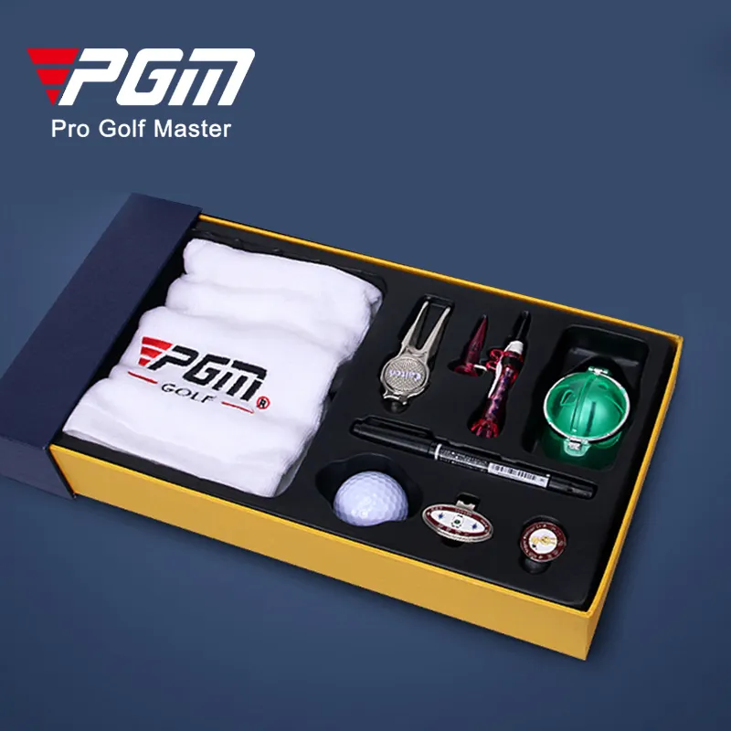 Golf Tool Gift Set Omvat Pitch Vork/Golf Mark/Handdoek