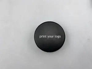 Design Logo Low MOQ Customized Rubber Black Hockey Puck Durable Hard Rubber Hockey Puck