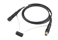 Câble de caméra PUR de diffusion extérieure 3K93C SMPTE 304M 311M 4 connecteur hybride électrique en cuivre cordon de raccordement à fibres optiques