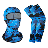 Cagoule de moto d'hiver ignifuge et coupe-vent camouflage avec logo brodé pour la pêche