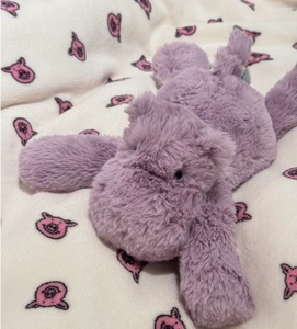 Peluche Ippopotamo Super Morbido di JC British, Giocattolo Nip's Jelly con Imbottitura in Cotone PP e Fodera in Rete per Bambini - Product Image 6