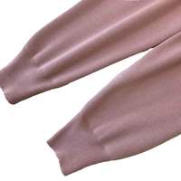 Vêtements de détente personnalisés 3 pièces pour femmes-Ensembles pull-over avec broderie de perles-Jogging en tricot-Pantalons de survêtement baggy-Ensembles d'entraînement pour femmes