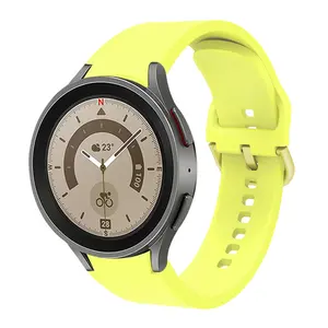 Colorful Buckle Quick Release Rubber Replacement Band Silicone Strap For Samsung Galaxy Watch 6 5 Pro 45mm 40mm 44mm