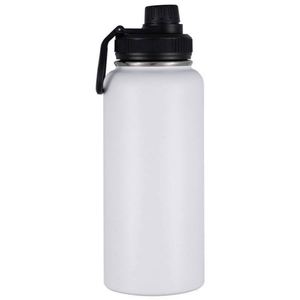 32oz Insulated Aluminum Water Bottle <b>with</b> <b>Straw</b> 6-12 Hours Thermal Insulation Office Cup for Camping Gym & Sports - Product Image 4