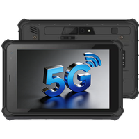 Tablet PC Industrial Resistente, Nueva, con MTK Android 14, NFC, Huella Dactilar, IP67 Impermeable, 4G, 5G, Wi-Fi, GSM, Carga Rápida, 8GB, Pantalla IPS LCD de 8 Pulgadas