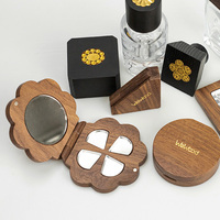 WeWood-Palette d'ombres à paupières compacte Blush personnalisée fabriquée au Vietnam Boîtes en bambou en bois de poudre pressée végétalienne sans cruauté