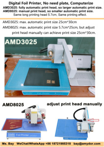 Imprimante numérique à plat Amydor Amd8025 pour l'impression à chaud sur les sacs en papier / le cuir / les couvertures de thèses - Product Image 2