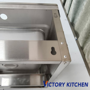 Fregadero de pared de acero inoxidable VICTORY KITCHEN, equipo de catering para lavabo montado en la pared inoxidable para otros hoteles y restaurantes en Tailandia - Product Image 6