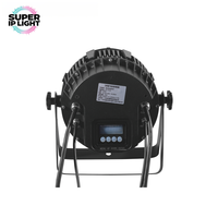 Lampu Par LED RGBW 4in1 10W 24 Buah dengan Casing Aluminium Die-cast, Sistem Master-Slave Otomatis 4/8CH untuk Pencahayaan Panggung Luar Ruangan dan Pesta