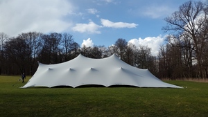 Venta caliente grande personalizado de alta calidad barato trabajo al aire libre impermeable beduino 4 vías elástico estiramiento boda tienda - Product Image 2