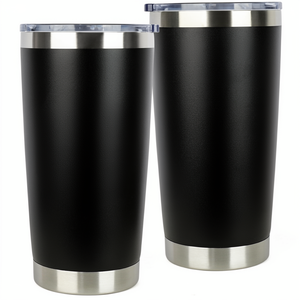 Termo Retro de Acero Inoxidable de 20 oz, Aislado al Vacío, para Camping y Viajes, con Tapa Libre de BPA, OEM - Product Image 1