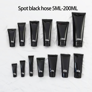 10ml 20ml 30ml 50ml 100ml 120ml 150ml <span class=keywords><strong>200ml</strong></span> Đen PE nhựa rỗng bóp tay Kem Ống mỹ phẩm bao bì ống trong cửa hàng - Product Image 2