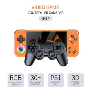 Consola de Juegos Portátil M41, Pantalla IPS de 4.2 Pulgadas, 20000 Juegos, Más de 30 Emuladores, PS1, N64, GBA, RGB, Joystick 3D, Salida de TV, Control Inalámbrico, Negro y Naranja - Product Image 2